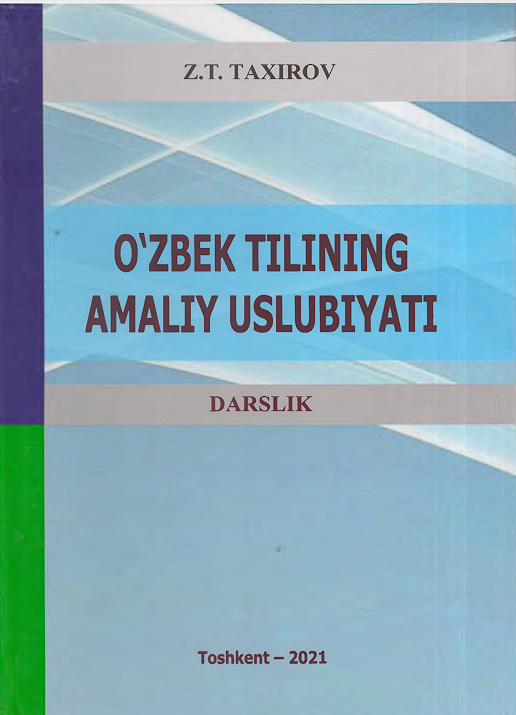 O'zbek tilining amaliy uslubiyati